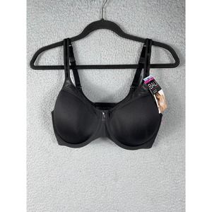 Bali Women's Size 38C Black Bra NWT Ultra Light Underwire